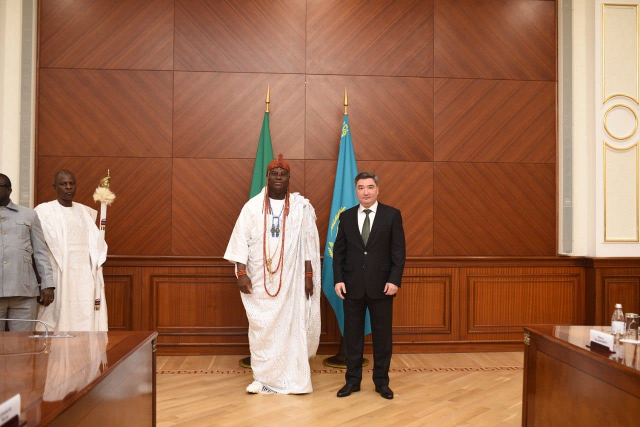 Встреча Премьер-министра Казахстана Олжаса Бектенова с Ooni of Ife